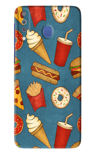 Foodie Samsung Galaxy M30 Back Skin Wrap