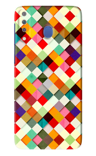 Geometric Abstract Colorful Samsung Galaxy M30 Back Skin Wrap