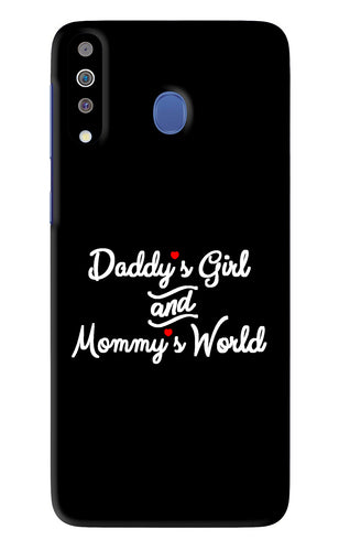 Daddy's Girl and Mommy's World Samsung Galaxy M30 Back Skin Wrap