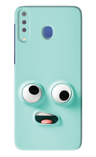 Silly Face Cartoon Samsung Galaxy M30 Back Skin Wrap