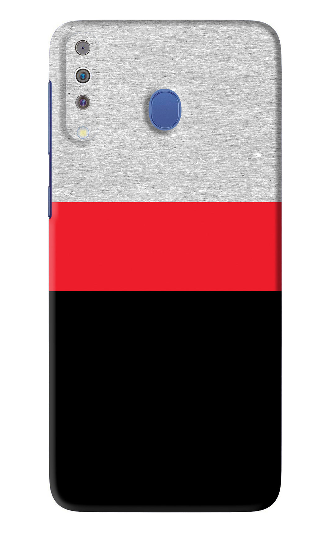 Tri Color Pattern Samsung Galaxy M30 Back Skin Wrap