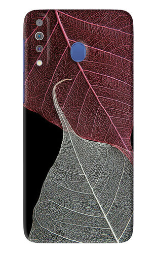 Leaf Pattern Samsung Galaxy M30 Back Skin Wrap