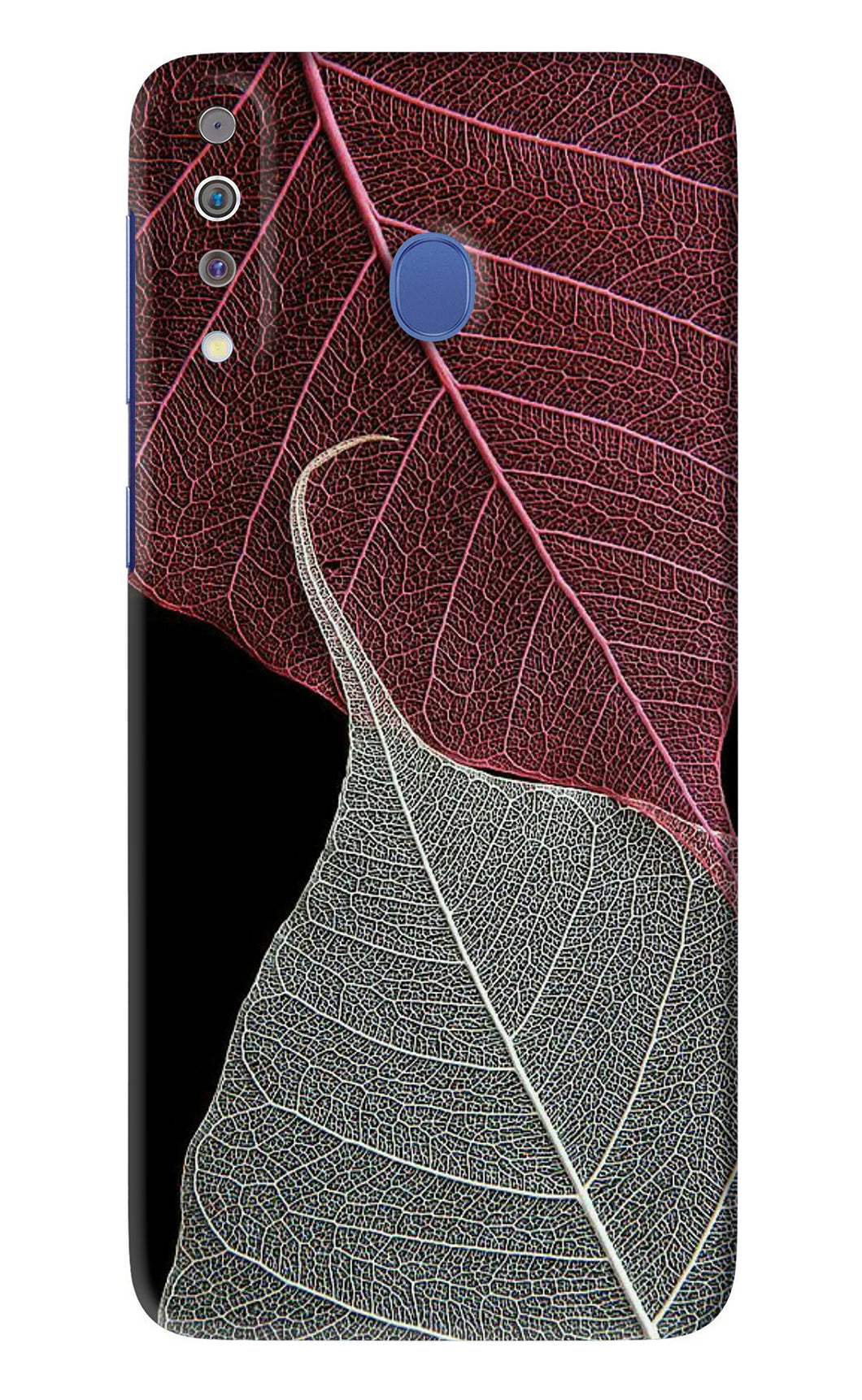 Leaf Pattern Samsung Galaxy M30 Back Skin Wrap