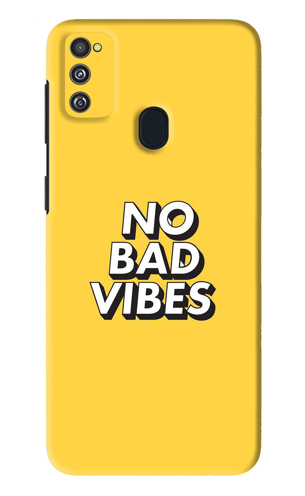 No Bad Vibes Samsung Galaxy M30S Back Skin Wrap