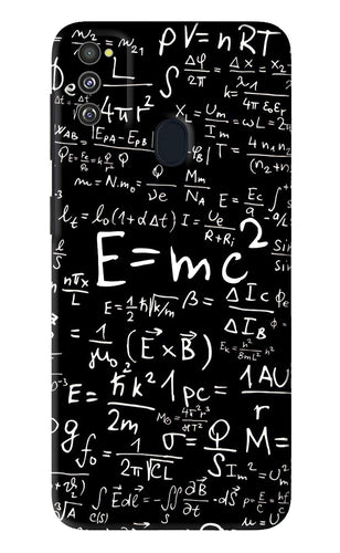 Physics Albert Einstein Formula Samsung Galaxy M30S Back Skin Wrap