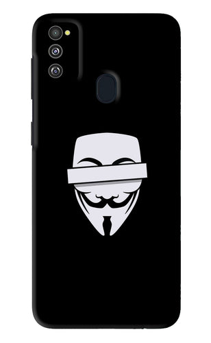 Anonymous Face Samsung Galaxy M30S Back Skin Wrap