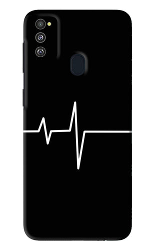 Heart Beats Samsung Galaxy M30S Back Skin Wrap