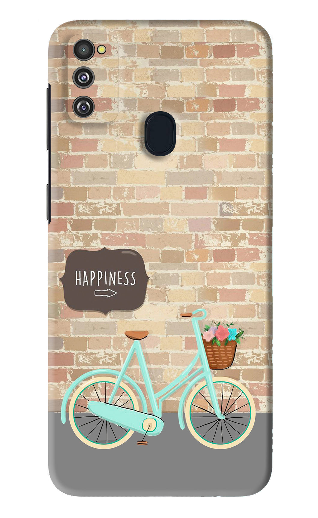Happiness Artwork Samsung Galaxy M30S Back Skin Wrap