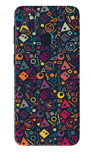 Geometric Abstract Samsung Galaxy M30S Back Skin Wrap