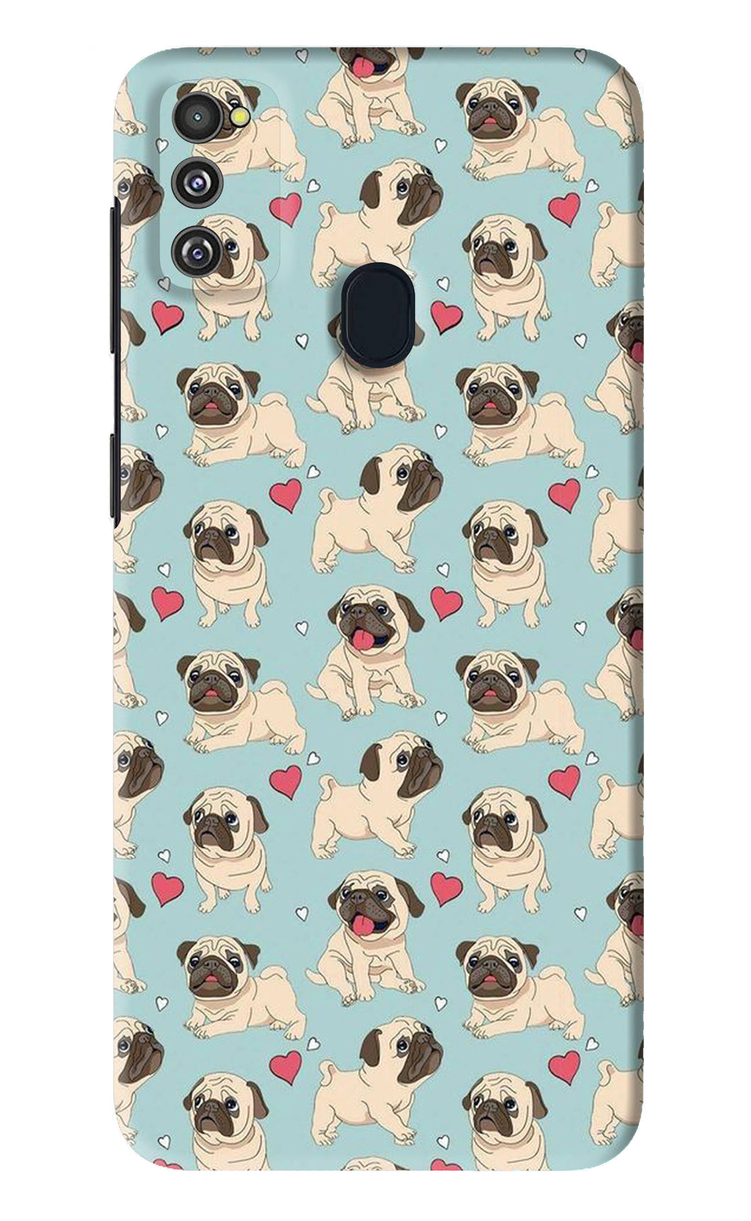 Pug Dog Samsung Galaxy M30S Back Skin Wrap