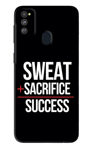 Sweat Sacrifice Success Samsung Galaxy M30S Back Skin Wrap
