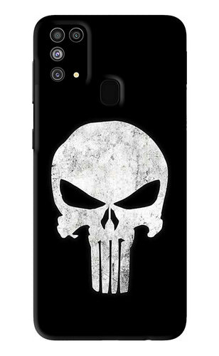 Punisher Skull Samsung Galaxy M31 Back Skin Wrap