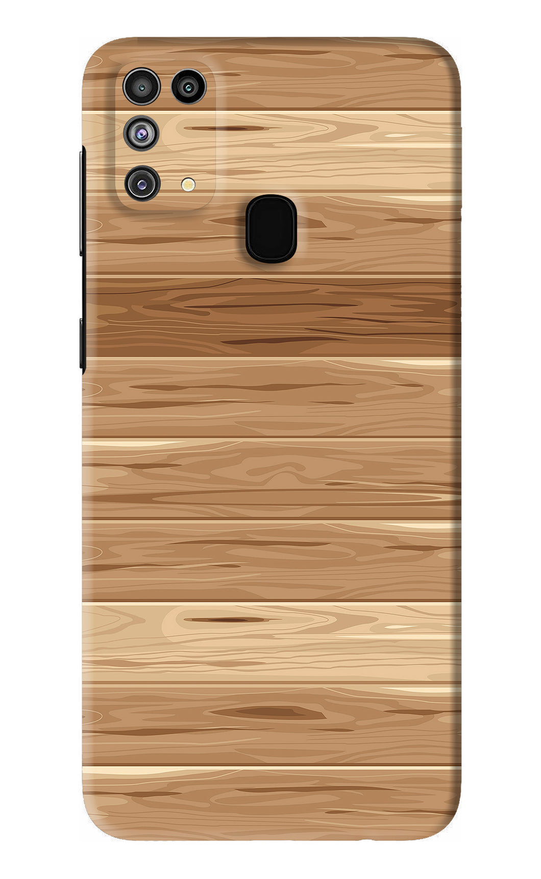 Wooden Vector Samsung Galaxy M31 Back Skin Wrap
