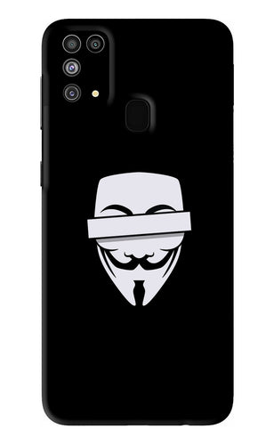 Anonymous Face Samsung Galaxy M31 Back Skin Wrap