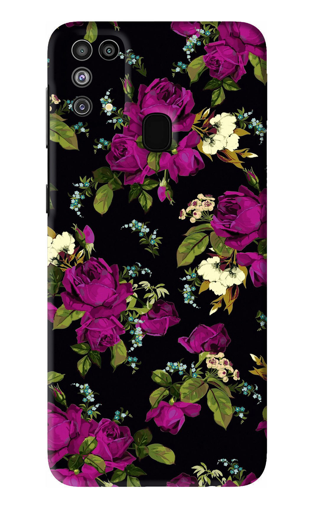 Flowers 3 Samsung Galaxy M31 Back Skin Wrap