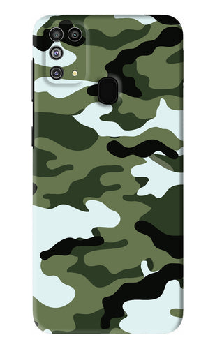 Camouflage 1 Samsung Galaxy M31 Back Skin Wrap