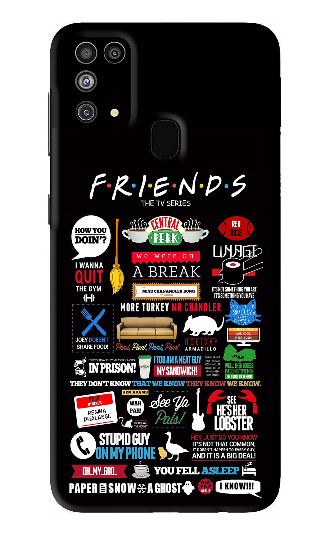 FRIENDS Samsung Galaxy M31 Back Skin Wrap