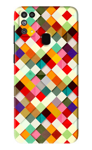 Geometric Abstract Colorful Samsung Galaxy M31 Back Skin Wrap