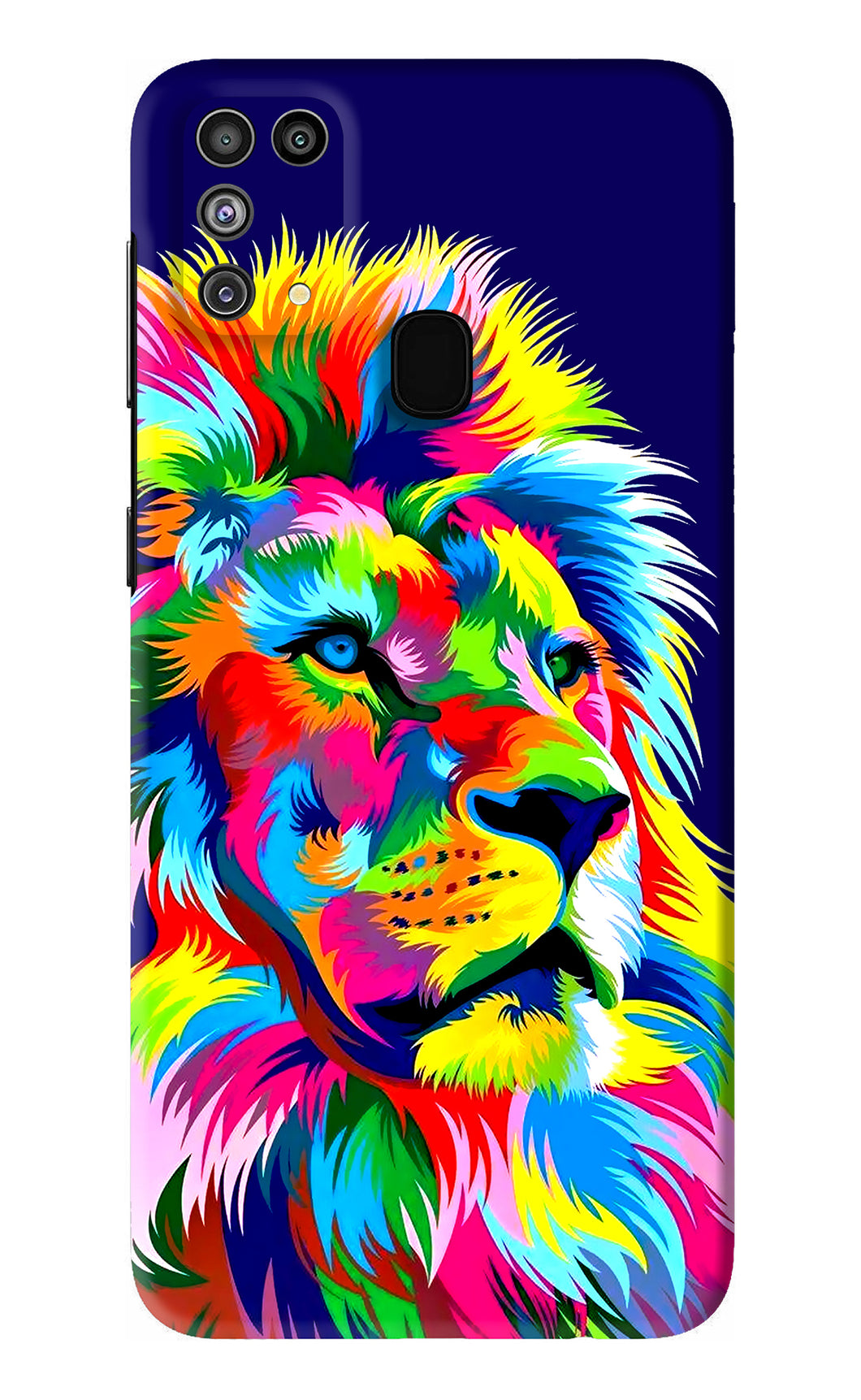 Vector Art Lion Samsung Galaxy M31 Back Skin Wrap