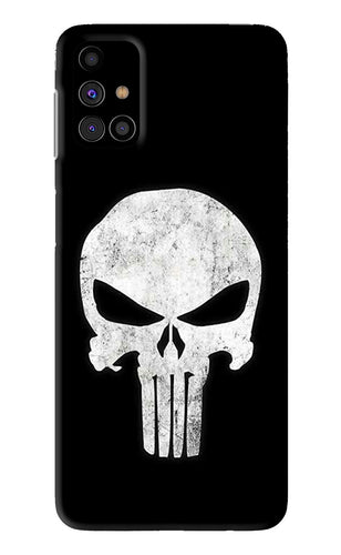 Punisher Skull Samsung Galaxy M31s Back Skin Wrap