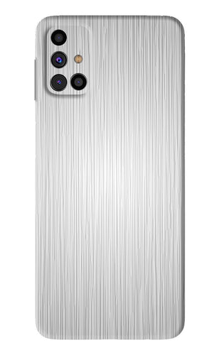 Wooden Grey Texture Samsung Galaxy M31s Back Skin Wrap