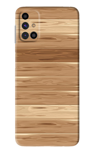 Wooden Vector Samsung Galaxy M31s Back Skin Wrap