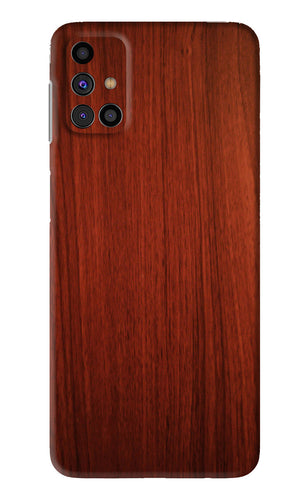 Wooden Plain Pattern Samsung Galaxy M31s Back Skin Wrap