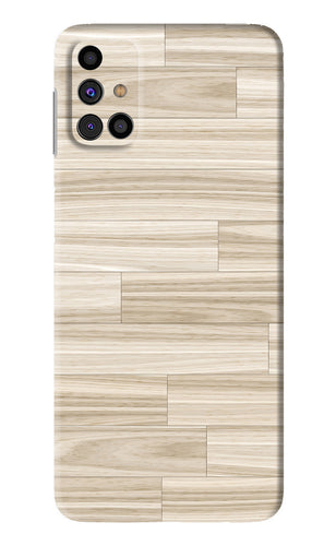 Wooden Art Texture Samsung Galaxy M31s Back Skin Wrap