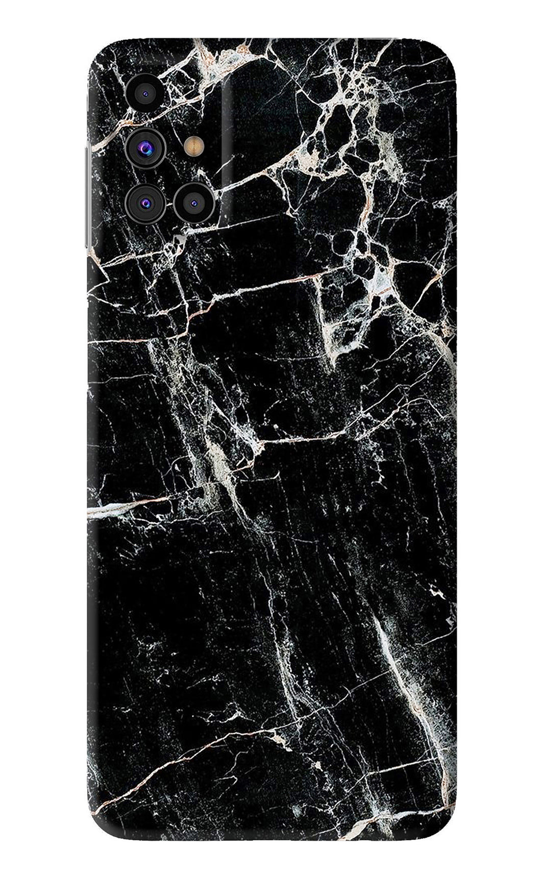 Black Marble Texture 1 Samsung Galaxy M31s Back Skin Wrap
