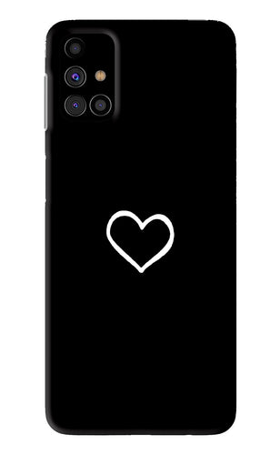 Heart Samsung Galaxy M31s Back Skin Wrap