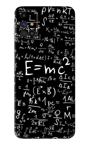 Physics Albert Einstein Formula Samsung Galaxy M31s Back Skin Wrap