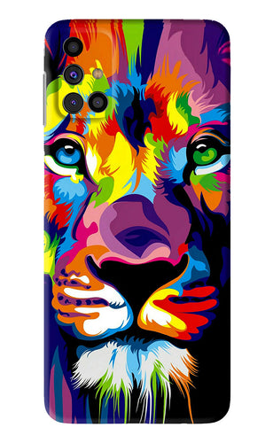 Lion Samsung Galaxy M31s Back Skin Wrap
