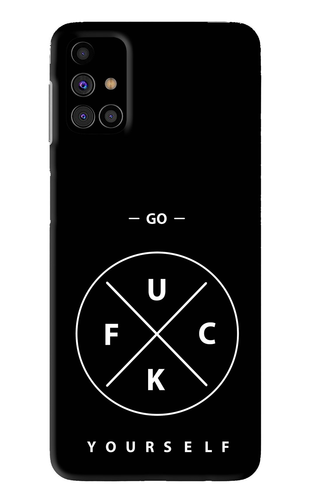 Go Fuck Yourself Samsung Galaxy M31s Back Skin Wrap