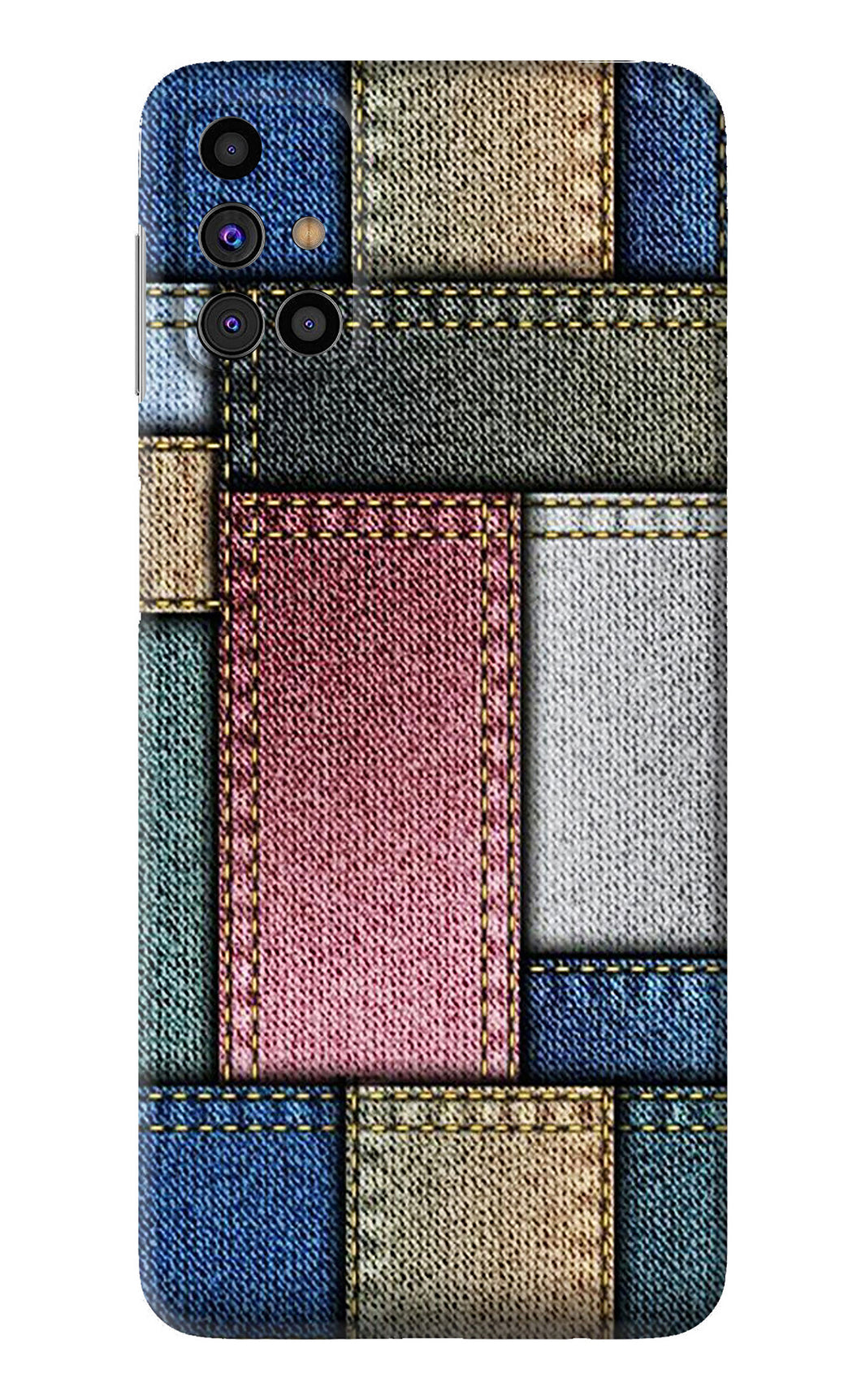 Multicolor Jeans Samsung Galaxy M31s Back Skin Wrap