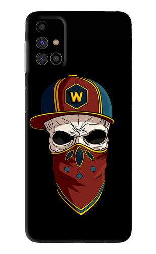 Skull Samsung Galaxy M31s Back Skin Wrap