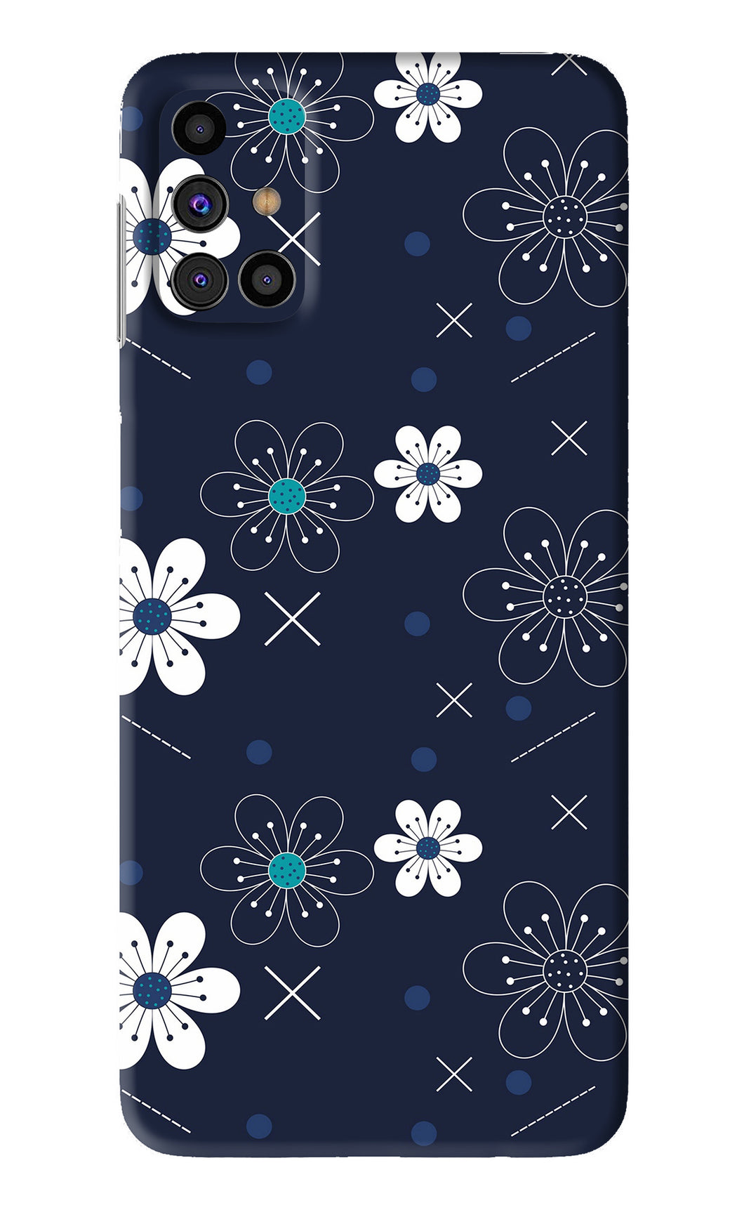 Flowers 4 Samsung Galaxy M31s Back Skin Wrap