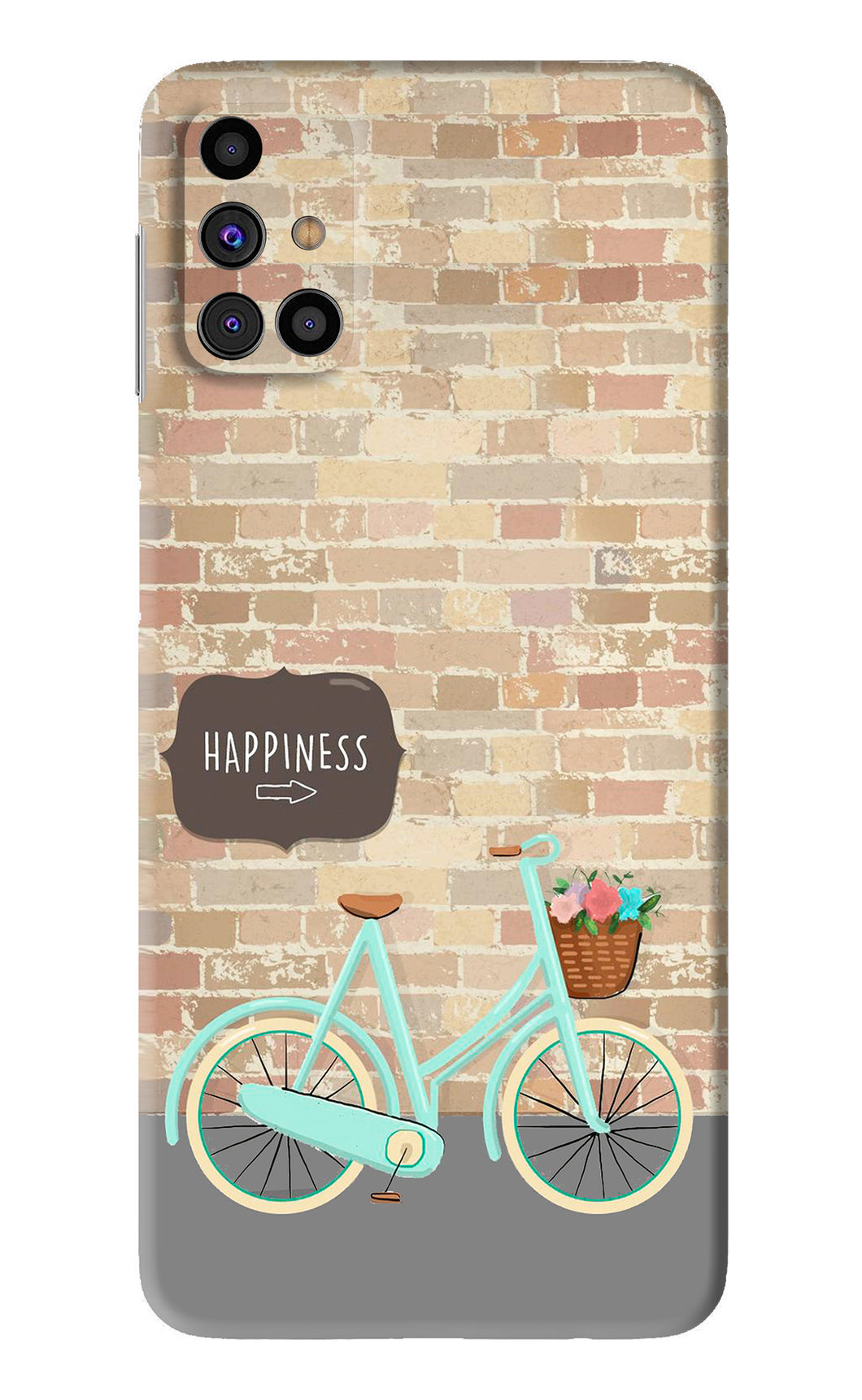 Happiness Artwork Samsung Galaxy M31s Back Skin Wrap