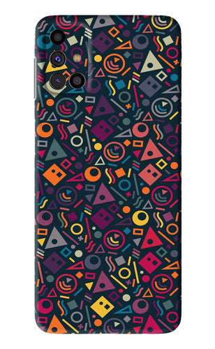 Geometric Abstract Samsung Galaxy M31s Back Skin Wrap