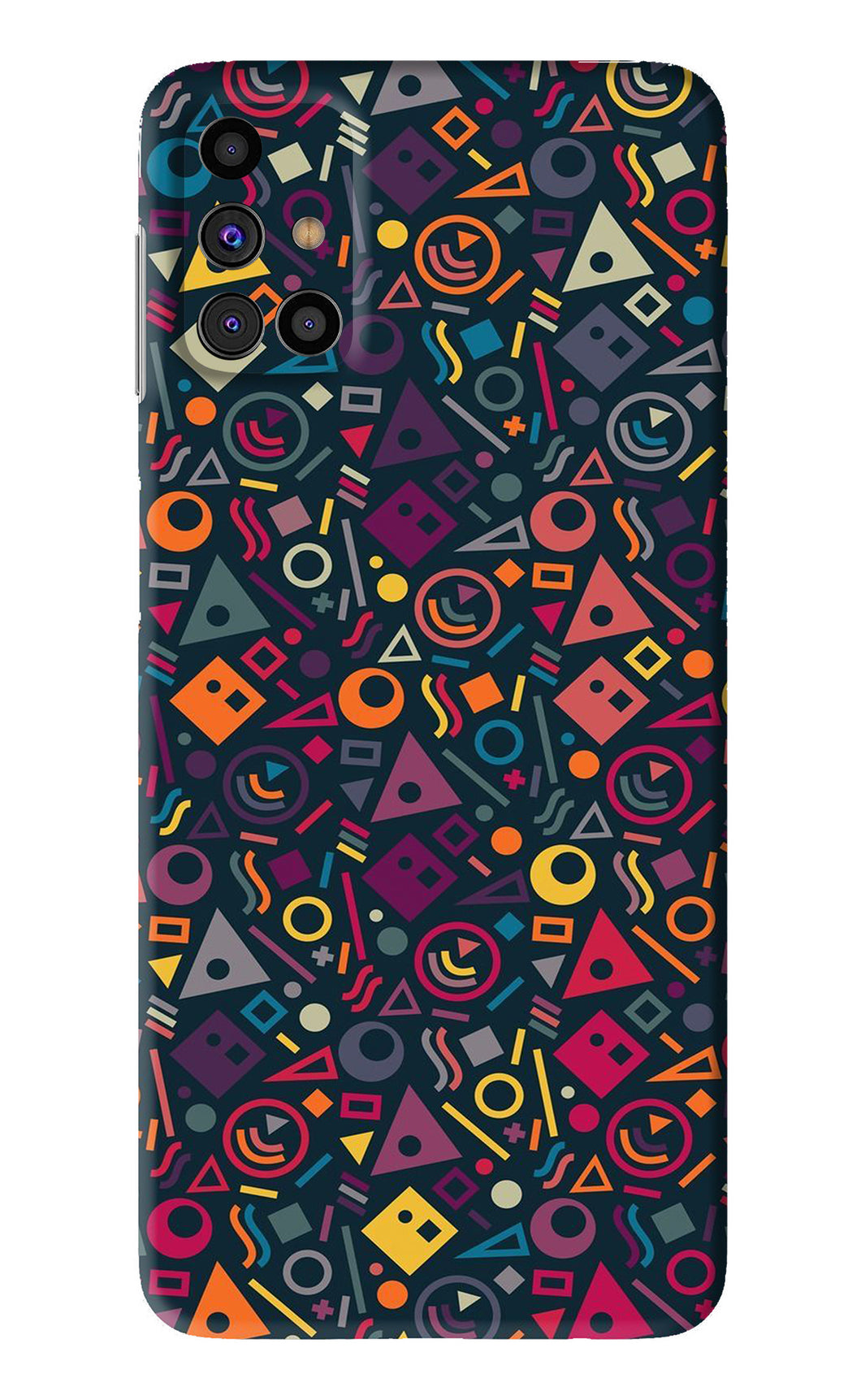 Geometric Abstract Samsung Galaxy M31s Back Skin Wrap
