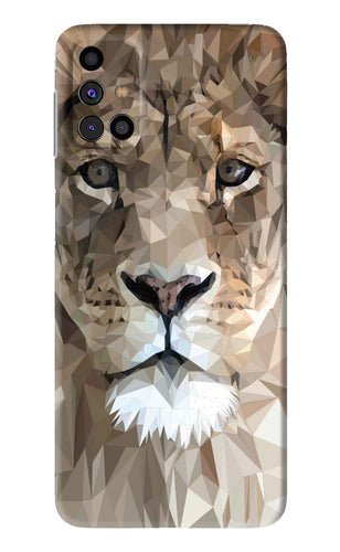 Lion Art Samsung Galaxy M31s Back Skin Wrap