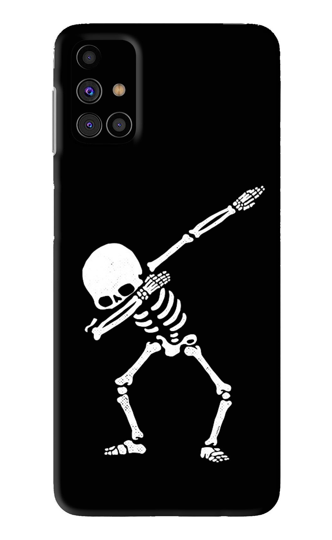 Dabbing Skeleton Art Samsung Galaxy M31s Back Skin Wrap