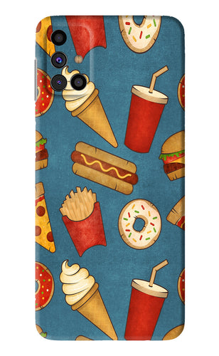 Foodie Samsung Galaxy M31s Back Skin Wrap