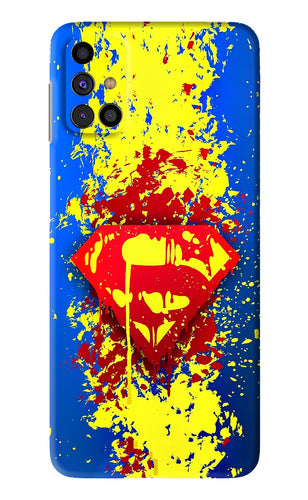 Superman logo Samsung Galaxy M31s Back Skin Wrap