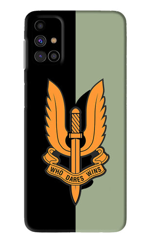 Balidan Logo Samsung Galaxy M31s Back Skin Wrap