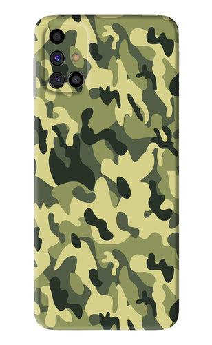 Camouflage Samsung Galaxy M31s Back Skin Wrap
