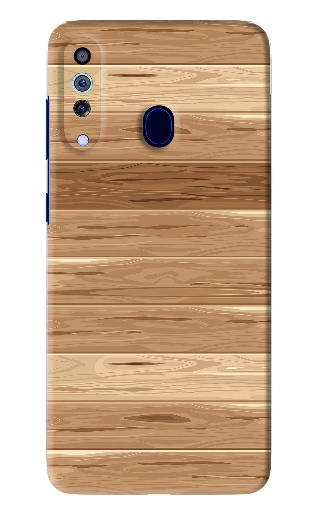 Wooden Vector Samsung Galaxy M40 Back Skin Wrap