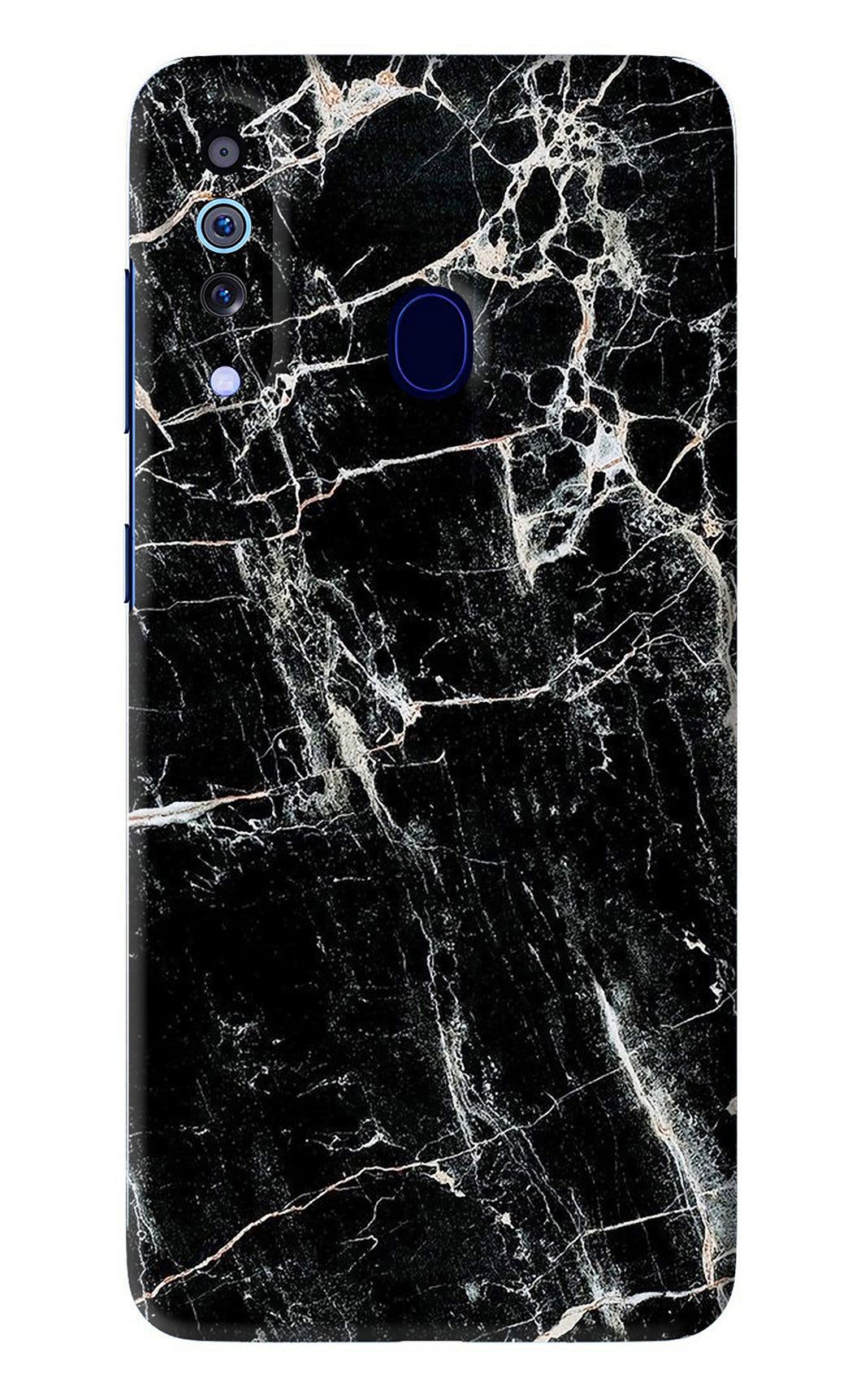 Black Marble Texture 1 Samsung Galaxy M40 Back Skin Wrap
