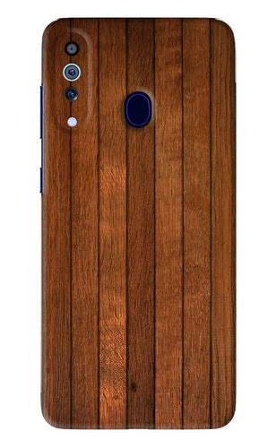 Wooden Artwork Bands Samsung Galaxy M40 Back Skin Wrap