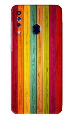 Multicolor Wooden Samsung Galaxy M40 Back Skin Wrap