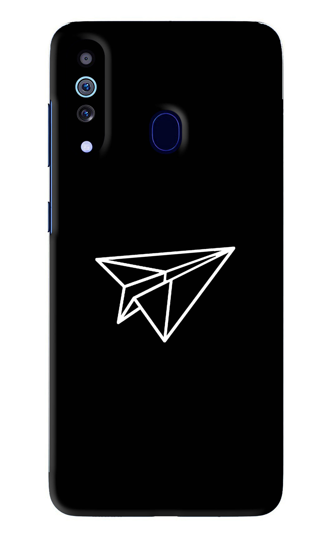 Paper Plane White Samsung Galaxy M40 Back Skin Wrap